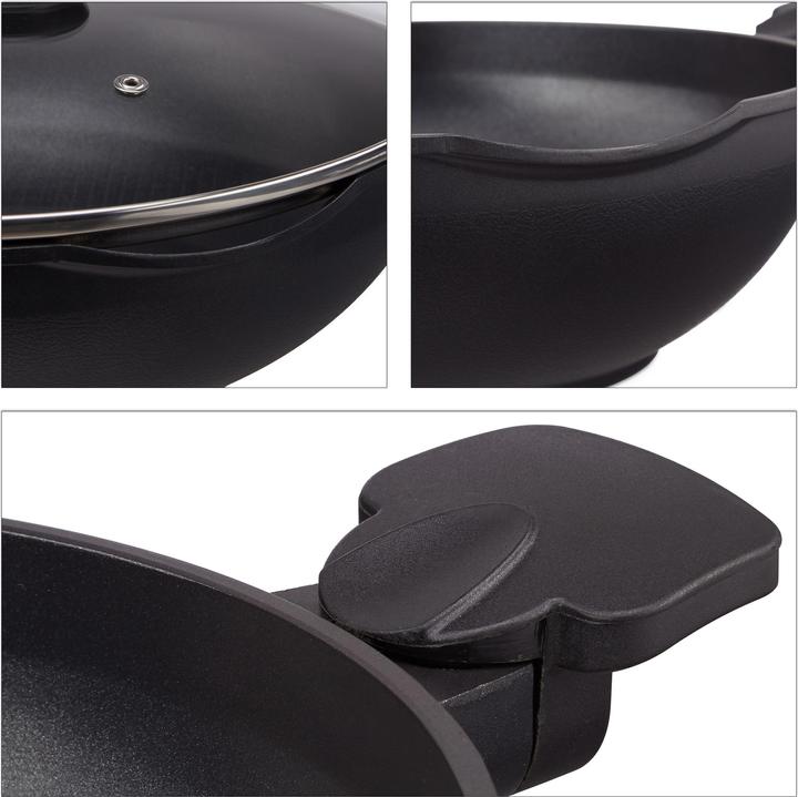 Image du produit Relaxdays Poêle à wok (30 cm, Wok, Fonte d'aluminium)