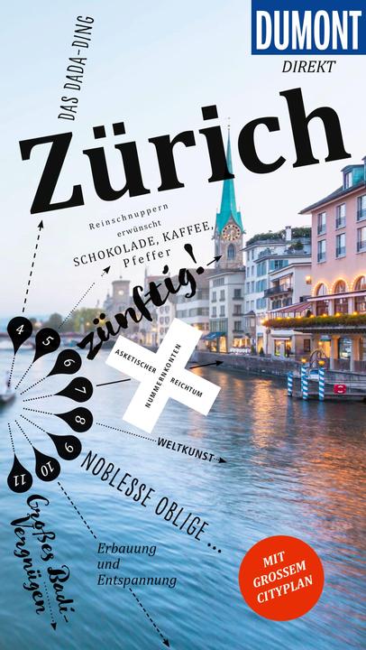 Actual product image direkt Reiseführer Zürich (German, Patrick Krause, Gabriele Schwieder, 2023)