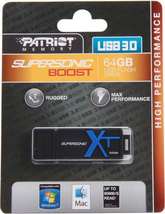 Produktbild Patriot Supersonic Boost XT (64 GB, USB-A, USB 3.0)