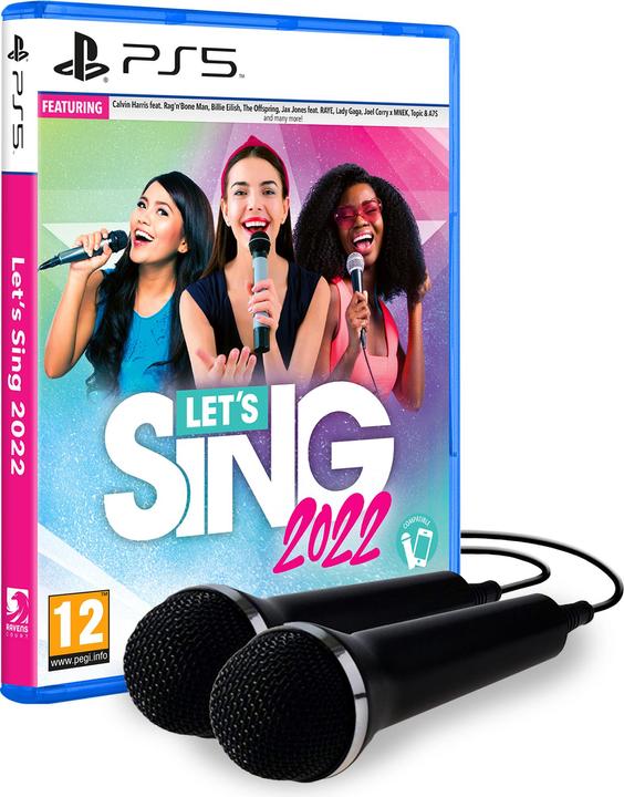 Produktbild Ravenscourt Let's Sing 2022 (+ 2 Mics) (PS5, Multilingual)