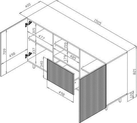 Image du produit Cama Pafos (82 x 150 x 42 cm)