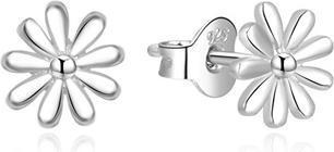 Beneto Silver daisy earrings AGUP740L