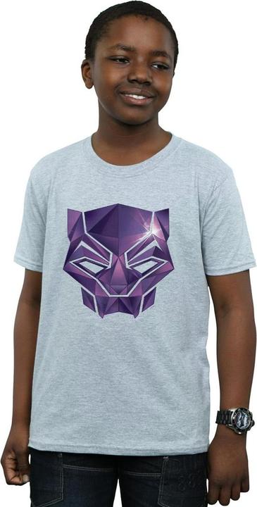 Image du produit - T-shirt AVENGERS INFINITY WAR BLACK PANTHER GEOMETRIC - Garçon (140, 146)