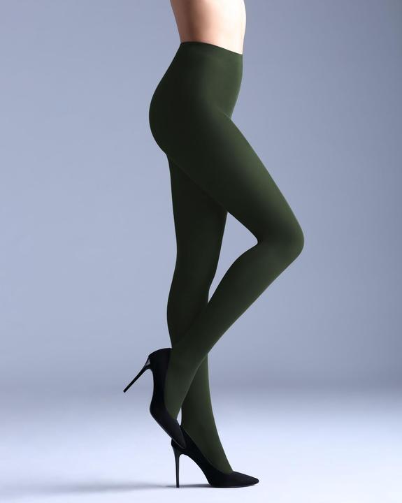 Actual product image Giulia Samba 40 tights, colour deep green, size 48-50 (40 DEN, 48 - 50)