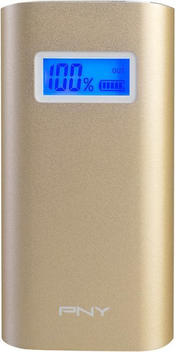 PNY PowerPack Alu Digitaal 5200 Goud (5200 mAh, 19.24 Wh)