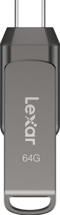 Image du produit Lexar JumpDrive Dual Drive D400 (64 Go, USB-A, USB-C)