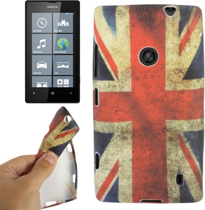 Actual product image König Design Mobile Phone Case TPU Protective Cover for Nokia Lumia 520 England (Nokia Lumia 520)
