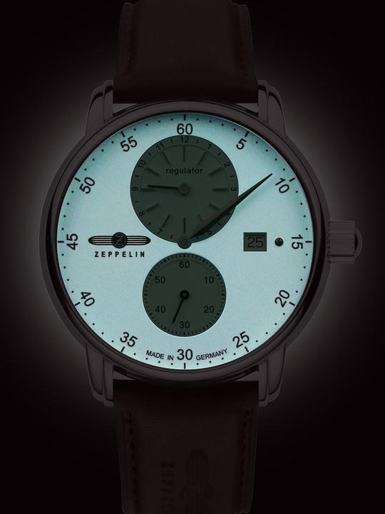 Produktbild Zeppelin 8622-5 New Captains Line Automatik 43mm 5ATM (Digitaluhr, 43 mm)