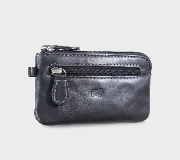 Actual product image Braun Büffel Arezzo leather key case 11 cm