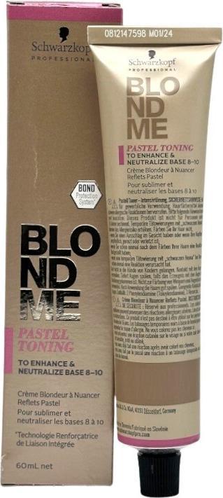 Image du produit Schwarzkopf Blondme - Pastel Toning Strawberry (T-Strawberry)