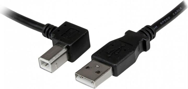 Actual product image StarTech 3m USB 2.0 A to B cable left angled - St/St - USB printer cable (3 m, USB 2.0)