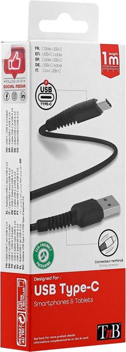 Actual product image T'nB TNB USB-C cable 1 metre (1 m, USB 3.2 Gen 1)