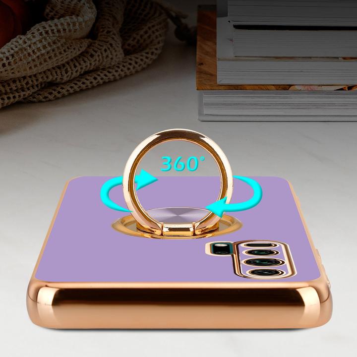Image du produit Cadorabo Housse pour Honor 20 PRO en TPU avec protection pour appareil photo et anneau LM089 Style (Honor 20 Pro)