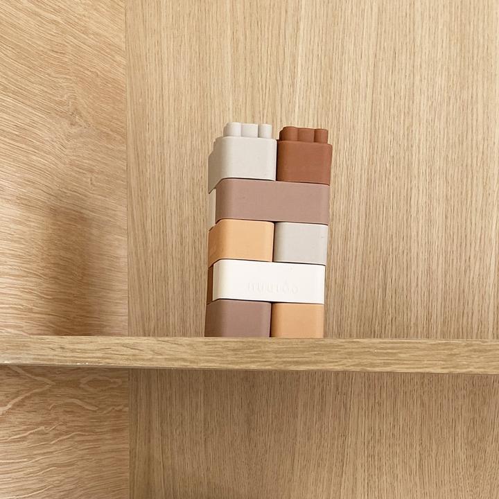 Image du produit Nuuroo Pile Silicone Building Bricks - 10 pcs. (NU338)