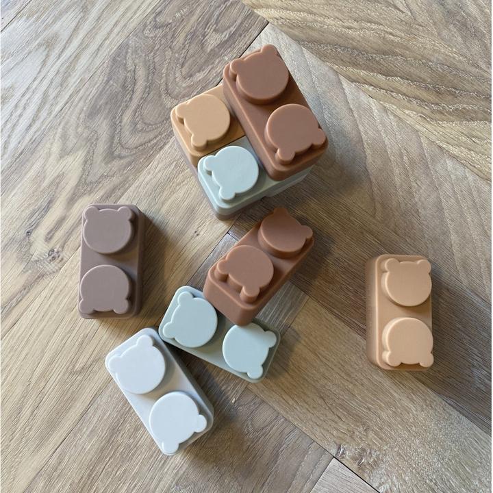 Image du produit Nuuroo Pile Silicone Building Bricks - 10 pcs. (NU338)