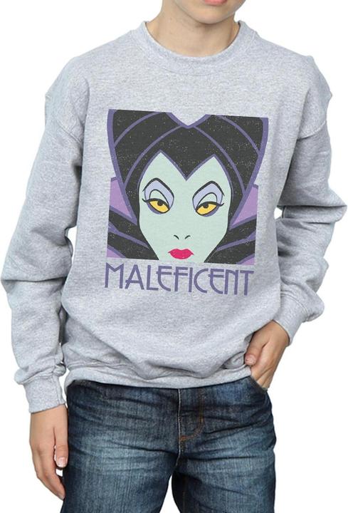Produktbild Disney Maleficent Cropped Head Sweatshirt Jungen (140, 146)
