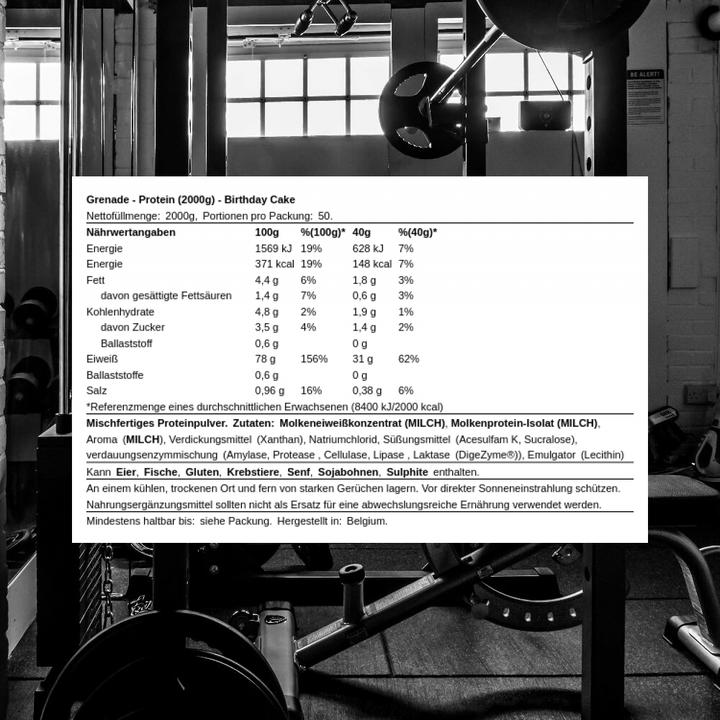 Immagine prodotto Grenade Proteine Whey 2KG Granata (1 pz., 2000 g)