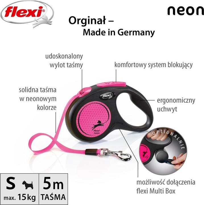 Produktbild Flexi New Neon (S, Hund, Allgemein, Spazieren)