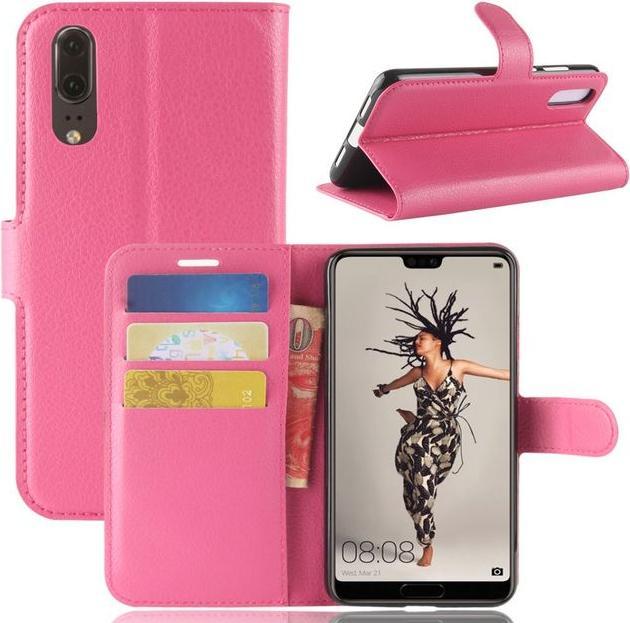 Produktbild MU Classic Leder Bookcover Hülle mit Litchitextur (Cubot P20)