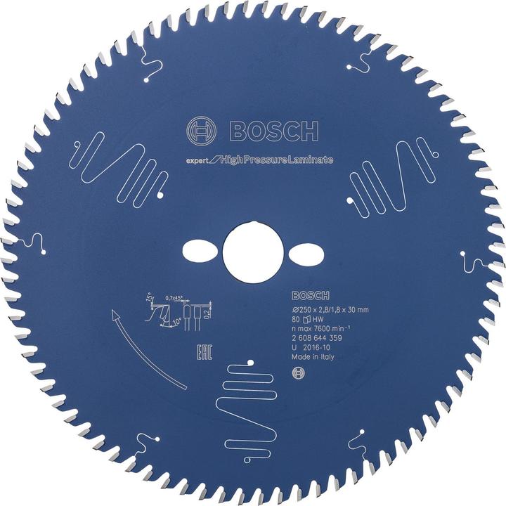 Immagine prodotto Bosch Professional Zubehör Lama per sega circolare EX TR T 250x30-