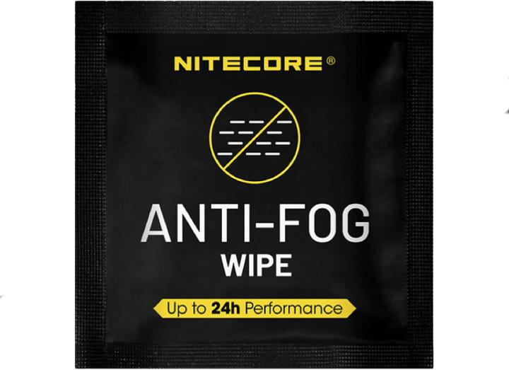 Actual product image Nitecore Anti-fog wipes (30 pieces)