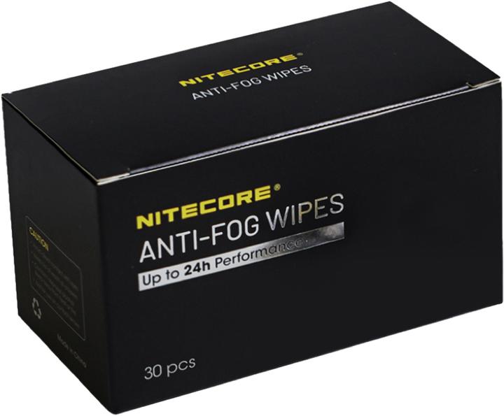 Actual product image Nitecore Anti-fog wipes (30 pieces)