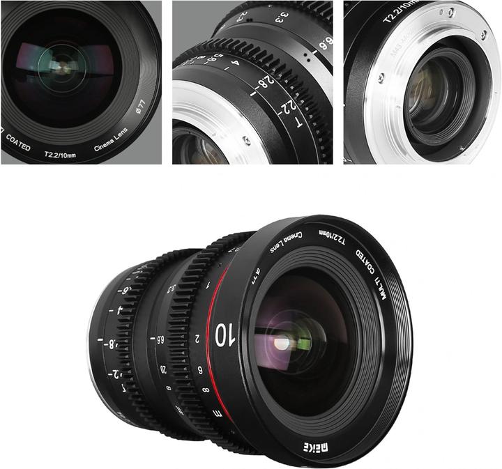 Immagine prodotto Meike MK 10mm T2.2 attacco Sony E (Sony E, APS-C / DX)