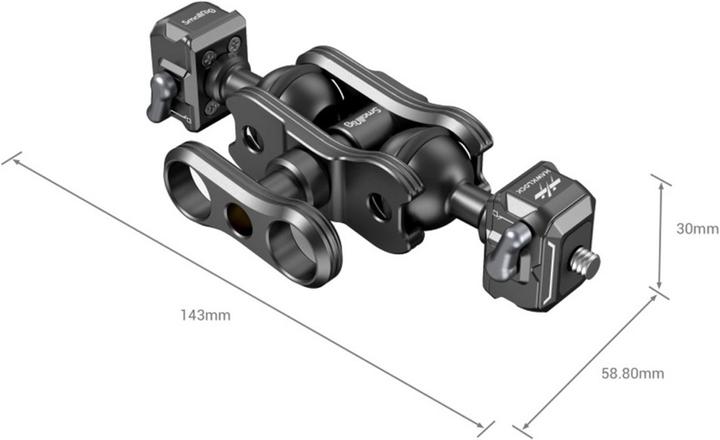 Produktbild SmallRig 3515 Drop in HawkLock Mini Magic Arm mit Schnellwechsel Kugelkopf (Stativ Schnellwechselplatte)