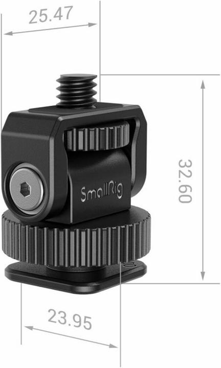 Produktbild SmallRig 3577 Mini Cold Shoe auf 1/4" 20 Schraubenadapter