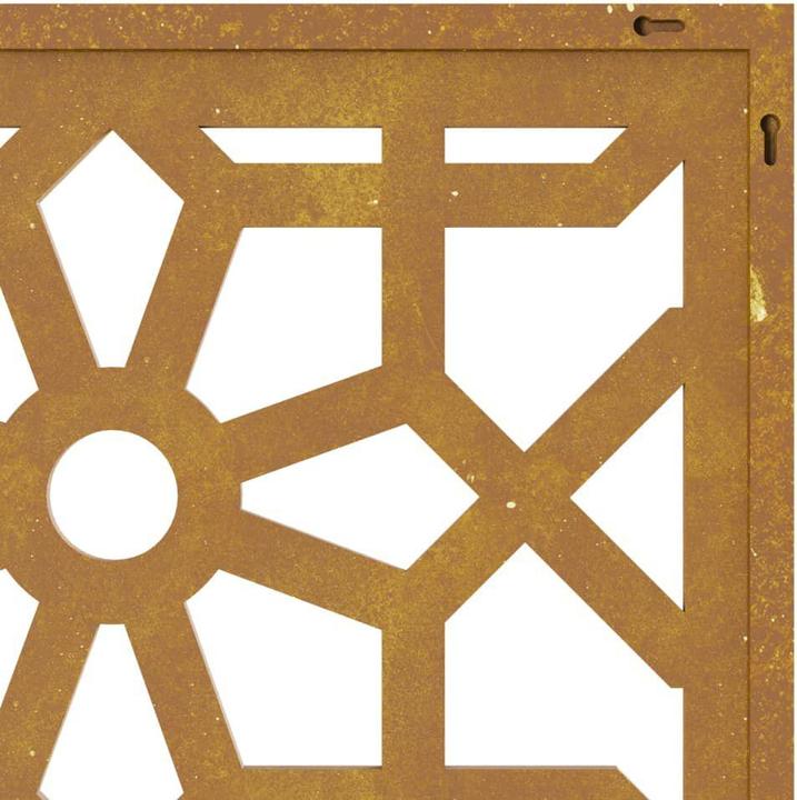 Image du produit VidaXL Décoration murale de jardin 105x55 cm acier corten Design mauresque (105 x 1 x 55 cm)