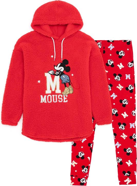 Produktbild Mickey Mouse Womens/Ladies Borg Pyjama Set (XL)