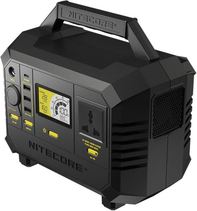 Actual product image Nitecore NES500 portable power generator for outdoors (518 Wh)