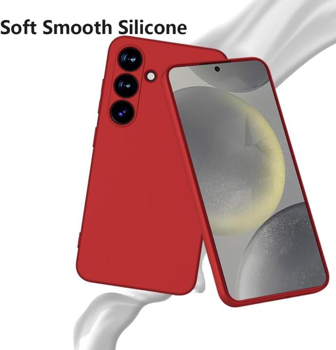 Immagine prodotto X-Level Samsung Galaxy S25 Edge - Thin Backcase, Silikon Hülle in Rot (Samsung Galaxy S25 Edge)