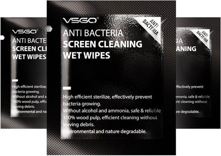 Actual product image VSGO Anti Bacteria Screen Cleaning Wipes (60 sticks)