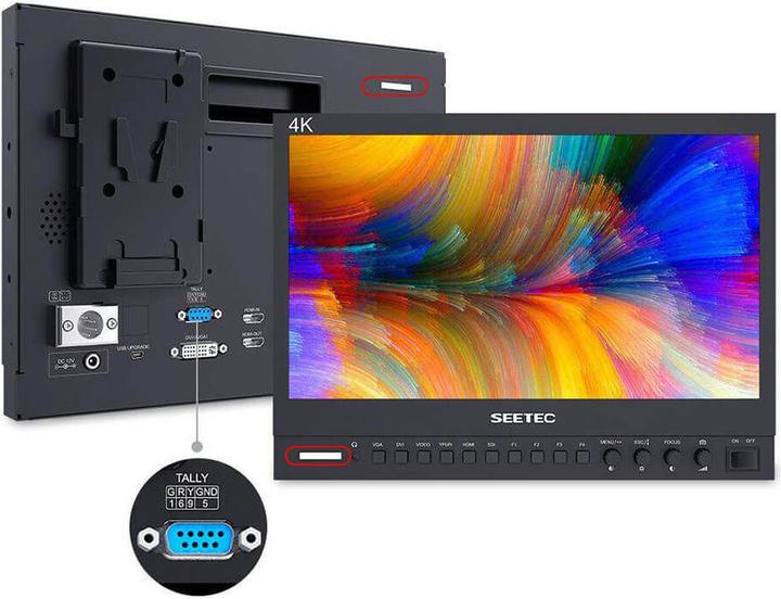 Produktbild Feelworld SEETEC 13.3" Aluminum Design IPS 1920x1080 Pro Broadcast LCD Monitor with 3G SDI HDMI AV (13.30")