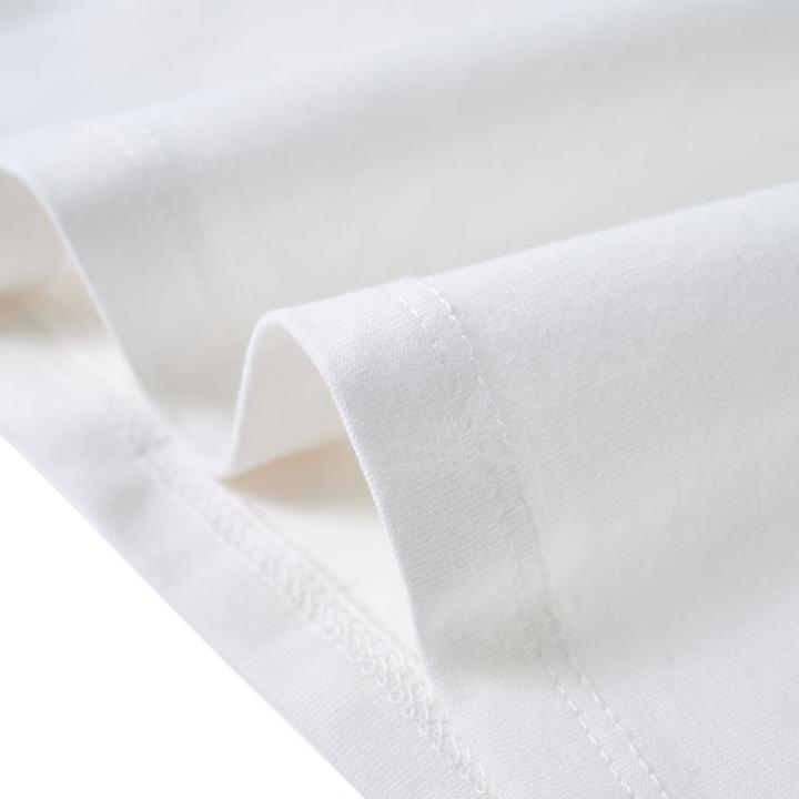 Actual product image VidaXL Children's T-shirt with frill sleeves Ecru 104,Material: 95 (104)