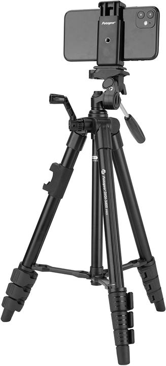 Actual product image Fotopro Digi 3400 Pro Tripod with GoPro and Phone Mount & Bluetooth Remote Control