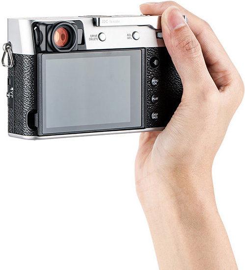 Produktbild JJC TA X100V Thumbs Up Grip Zilver voor Fuji X 100V / X 100F / X E3
