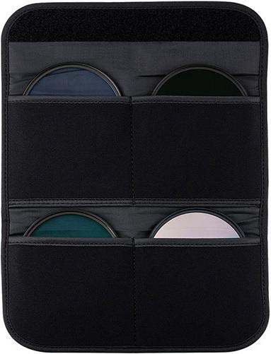 Immagine prodotto JJC La custodia per filtri FP K4L Grey contiene 4 filtri fino a 82 mm (82 mm)