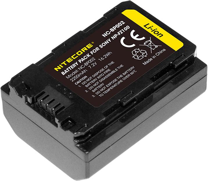 Nitecore NC BP002 (Batterie Sony NP FZ100) 2250mAh (Batterie)