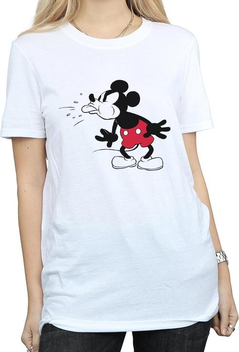 Immagine prodotto Disney Maglietta Boyfriend in cotone con lingua di Topolino Donna/Ladies (S)