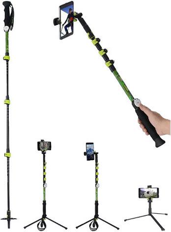 Actual product image Giottos Trekking Pole / Uber Selfie Stick