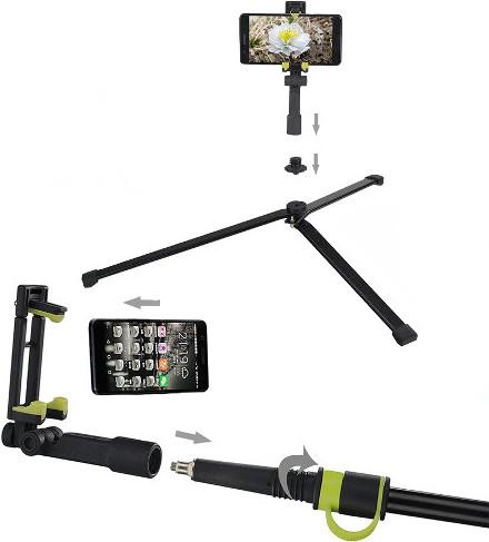 Actual product image Giottos Trekking Pole / Uber Selfie Stick