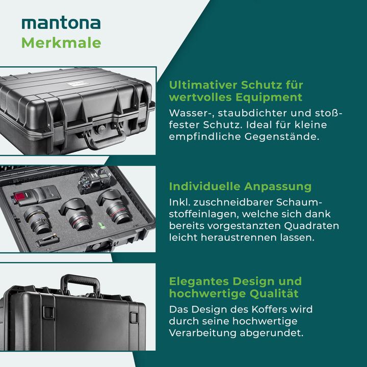 Produktbild mantona Outdoor Schutz-Koffer L (Fotokoffer, 18.48 l)