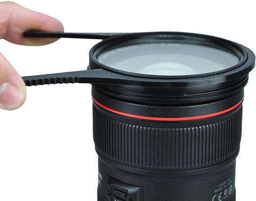 Image du produit Caruba Pince à filtre extra large (82 95mm) (2 pièces) (Support de filtre obectif, 95 mm)