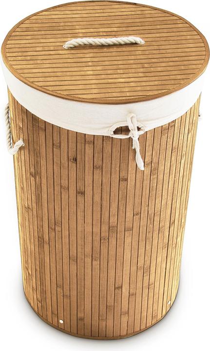 Immagine prodotto Relaxdays Cesto portabiancheria rotondo (70 l)