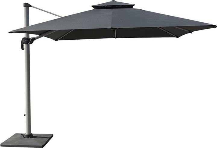 Contini De Luxe Ampelschirm 2.0 3x3m anthrazit (2.95 m)