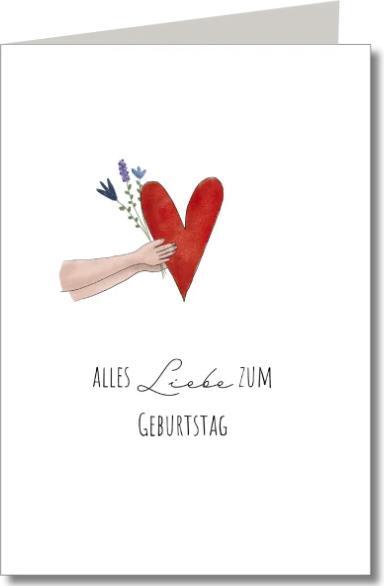 Produktbild Keitcards Geburtstagskarte alles Liebe zum Geburtstag (1 Stk.)
