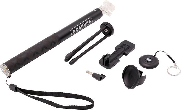 Produktbild Caruba Selfie Stick GroÃ Bluetooth Schwarz
