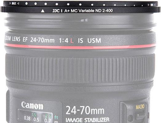 Actual product image JJC F NDV72 Variable ND Filter (ND2 400) (Graduated neutral density filter, 72 mm)